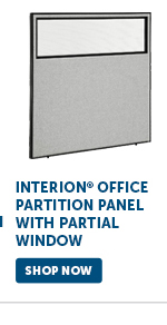 Pro_Cta_Interion Office Partition Panel with Partial Window - Shop Now