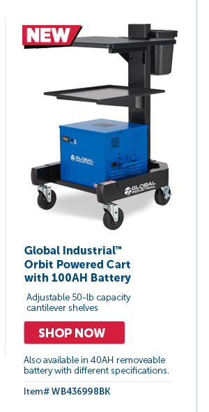 Pro_Cta_Global Industrial Orbit Powered Carts With 100AH Battery - Shop Now