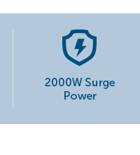 2000W Surge Power