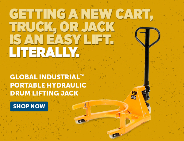 Her_Pro_Cta_Global Industrial Portable Hydraulic Drum Lifting Jack - Shop Now