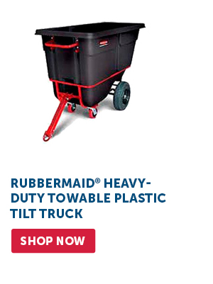 Pro_Cta_Rubbermaid Heavy-Duty Towable Plastic Tilt Truck - Shop Now