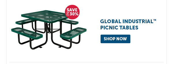 Pro_Cta_Global Industrial Picnic Tables - Shop Now