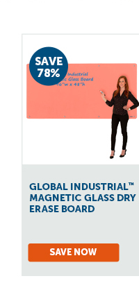 Pro_Cta_Global Industrial Magnetic Glass Dry Erase Board - Save Now