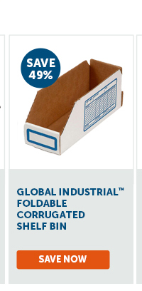 Pro_Cta_Global Industrial Foldable Corrugated Shelf Bin - Save Now