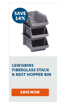 Pro_Cta_Lewisbins Fiberglass Stack & Nest Hopper Bin - Save Now