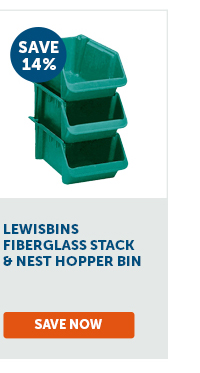 Pro_Cta_Lewisbins Fiberglass Stack & Nest Hopper Bin - Save Now