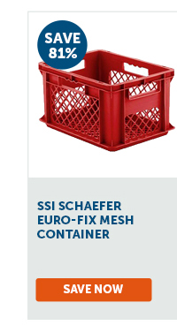 Pro_Cta_SSI Schaefer Euro-Fix Mesh Container - Save Now