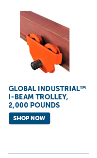 Pro_Cta_Global Industrial I-Beam Trolley, 2,000 pounds - Shop Now