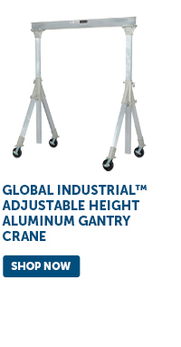 Pro_Cta_Global Industrial Adjustable Height Aluminum Gantry Crane - Shop Now