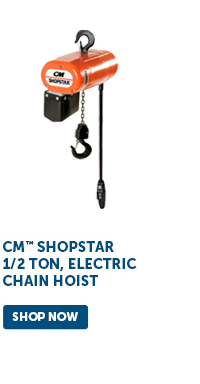 Pro_Cta_CM Shopstar 1/2 Ton, Electric Chain Hoist - Shop Now