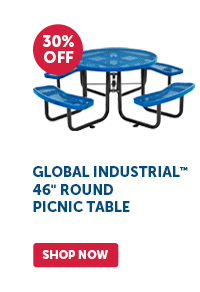 Pro_Cta_Global Industrial 46" Round Picnic Table - Shop Now