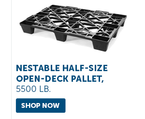 Pro_Cta_Nestable Half-Size Open-Deck Pallet, 5500 lb. - Shop Now