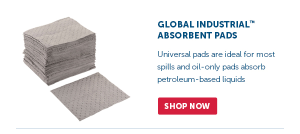 Pro_Cta_Global Industrial Absorbent Pads - Shop Now