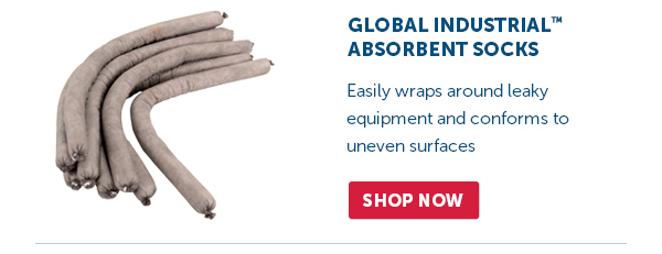 Pro_Cta_Global Industrial Absorbent Socks - Shop Now