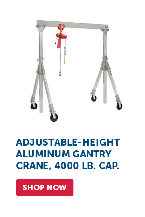 Pro_Cta_Adjustable-Height Aluminum Gantry Crane, 4000 LB. CAP. - Shop Now