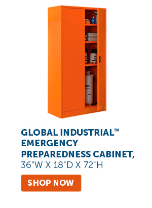 Pro_Cta_Global Industrial Emergency Preparedness Cabinet, 36"Wx18"Dx72"H - Shop Now