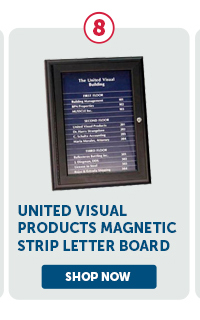 Pro_Cta_United Visual Products Magnetic Strip Letter Board - Shop Now