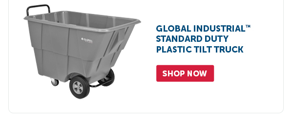 Pro_Cta_Global Industrial Standard Duty Plastic Tilt Truck - Shop Now