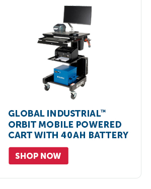 Pro_Cta_Global Industrial Orbit Mobile Powered Cart with 40AH Battery - Shop Now