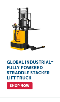 Pro_Cta_Global Industrial Fully Powered Straddle Stacker Lift Truck - Shop Now