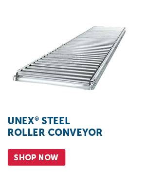 Pro_Cta_UNEX Steel Roller Conveyor - Shop Now