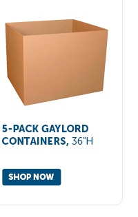 Pro_Cta_5-Pack Gaylord Containers, 36"H - Shop Now