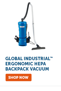 Pro_Cta_Global Industrial Ergonomic HEPA Backpack Vacuum - Shop Now