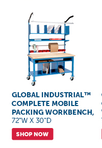 Pro_Cta_Global Industrial Complete Mobile Packing Workbench, 72"W x 30"D - Shop Now