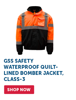 Pro_Cta_GSS Safety Waterproof Quilt-Lined Bomber Jacket, Class-3 - Shop Now