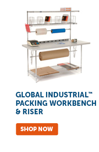 Pro_Cta_Global Industrial Packing Workbench & Riser - Shop Now