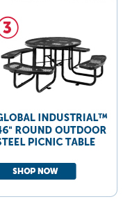 Pro_Cta_Global Industrial 46" Round Outdoor Steel Picnic Table - Shop Now