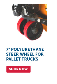 Pro_Cta_7" Polyurethane Steer Wheel for Pallet Trucks - Shop Now