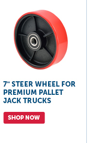 Pro_Cta_7" Steer Wheel for Premium Pallet Jack Trucks - Shop Now