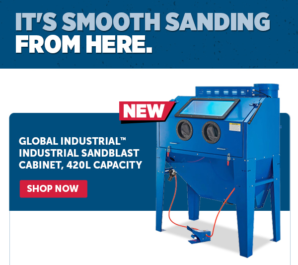 Her_Pro_Cta_Global Industrial Industrial Sandblast Cabinet, 420L Capacity - Shop Now