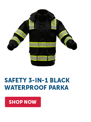Pro_Cta_Safety 3-In-1 Black Waterproof Parka - Shop Now