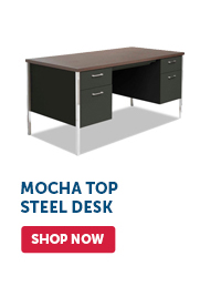 Pro_Cta_Mocha Top Steel Desk - Shop Now