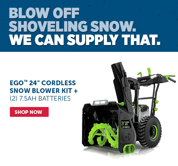 Her_Pro_Cta_EGO 24" Cordless Snow Blower Kit + (2) 7.5AH Batteries - Shop Now