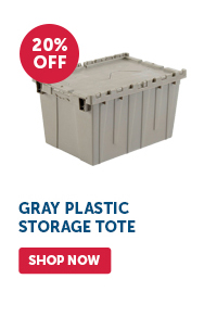 Pro_Cta_Gray Plastic Storage Tote - Shop Now