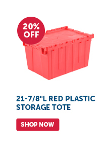 Pro_Cta_21-7/8"L Red Plastic Storage Tote - Shop Now