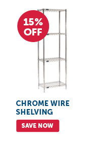 Pro_Cta_Chrome Wire Shelving - Save Now