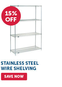 Pro_Cta_Stainless Steel Wire Shelving - Save Now