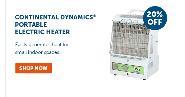 Pro_Cta_Continental Dynamics Portable Electric Heater - Shop Now