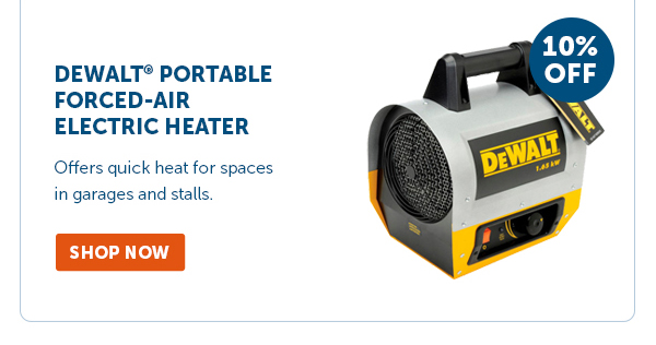 Pro_Cta_DeWALT Portable Forced-Air Electric Heater - Shop Now