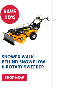 Pro_Cta_SnowEx Walk-Behind Snowplow & Rotary Sweeper - Shop Now