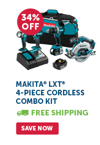 Pro_Cta_Makita LXT 4-Piece Cordless Combo Kit - Save Now