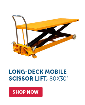 Pro_Cta_Long-Deck Mobile Scissor Lift, 80x30" - Shop Now