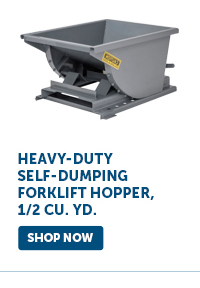 Pro_Cta_Heavy-Duty Self-Dumping Forklift Hopper, 1/2 Cu. Yd. - Shop Now