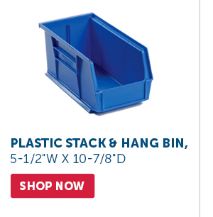 Pro_Cta_Plastic Stack & Hang Bin, 5-1/2"W X 10-7/8"D - Shop Now