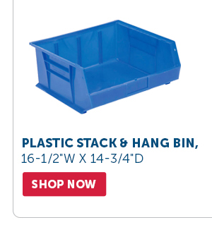 Pro_Cta_Plastic Stack & Hang Bin, 16-1/2"W X 14-3/4"D - Shop Now