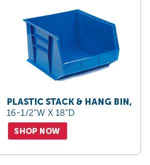 Pro_Cta_Plastic Stack & Hang Bin, 16-1/2"W X 18"D - Shop Now